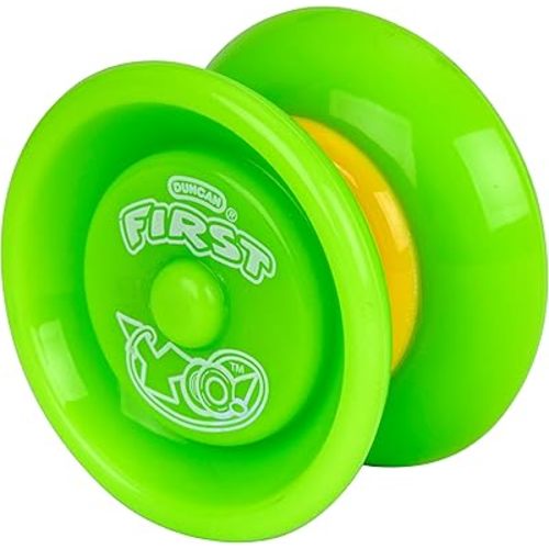 Duncan Toys First Yo! - Best Beginner Yo-Yo for Kids, Responsive Yo Yo, YoYo Toy - Green/Yellow