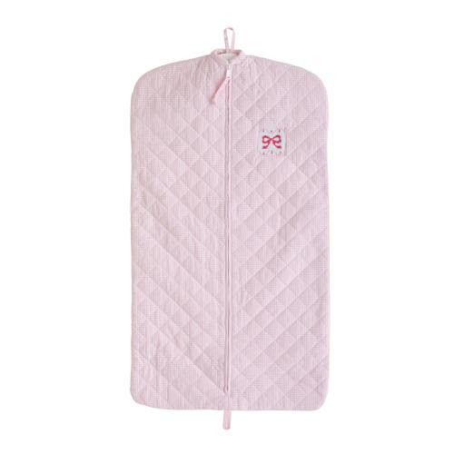 Quilted Luggage - Pink Bow