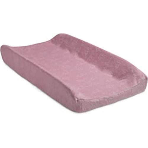 Serta Perfect Sleeper Contoured Changing Pad with Plush Cover, Pink