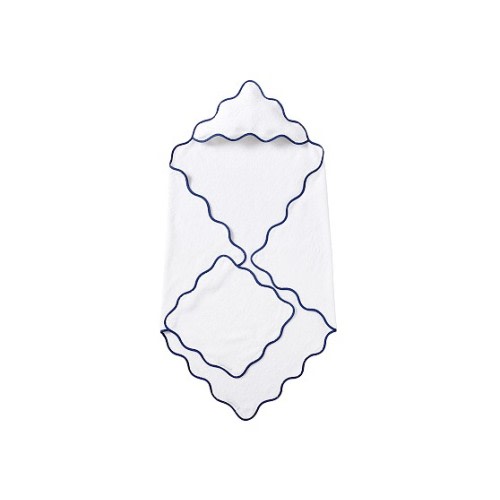 Organic Scallop Baby Hooded Towel & Washcloth Set | Pottery Barn Kids
