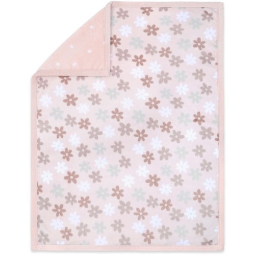 Little Haven Reversible Blanket - Daisy/Leaf