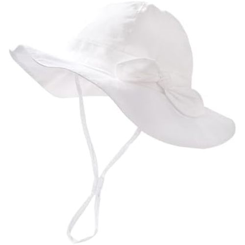 FURTALK Baby Girl Wide Brim Sun Hat with UPF 50+ Toddler Baby Sun Protection