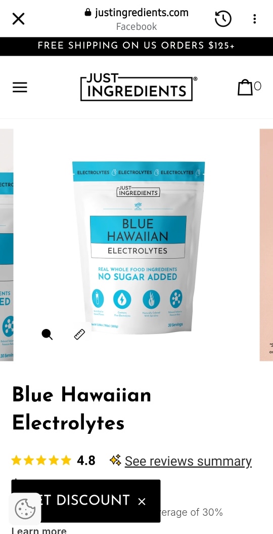 Blue Hawaiian Electrolytes – Just Ingredients