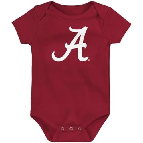 Outerstuff NCAA Officially Licensed Newborn & Infants 0-24 Months Primary Logo Creeper Bodysuit Romper