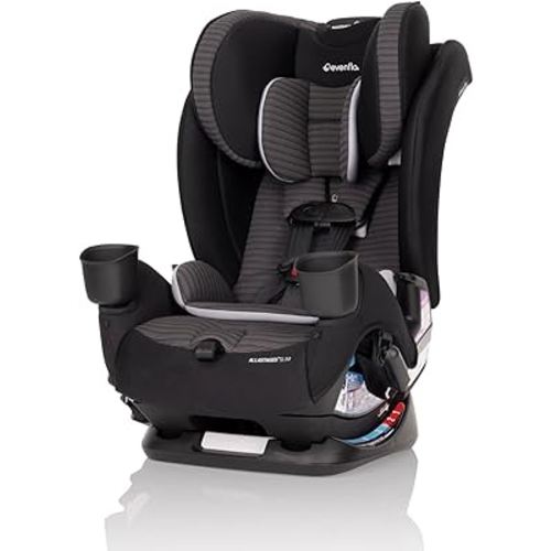 Evenflo All4Stages Slim 4-in-1 Convertible Car Seat (Tybee Black)