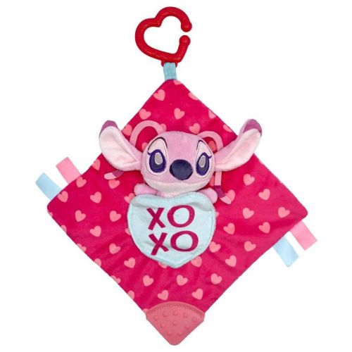 Disney Baby Lilo and Stitch Angel Valentine Hanging Crinkle Activity Square Baby Learning Toy