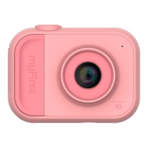 myFirst Camera 10 - New Kids' Digital Mini Camera, 5MP, 32GB Micro SD Card, Tripod Screw - Pink
