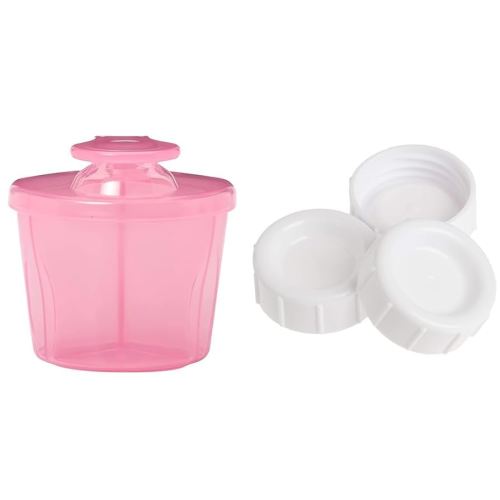 Dr. Brown's Baby Formula Dispenser with Lid for On-The-Go Feedings, Milk Powder Dispenser for Traveling with 3-9oz Formula Compartments and Dr. Brown's Travel Caps 3-Pack for Natural Flow Bottles
