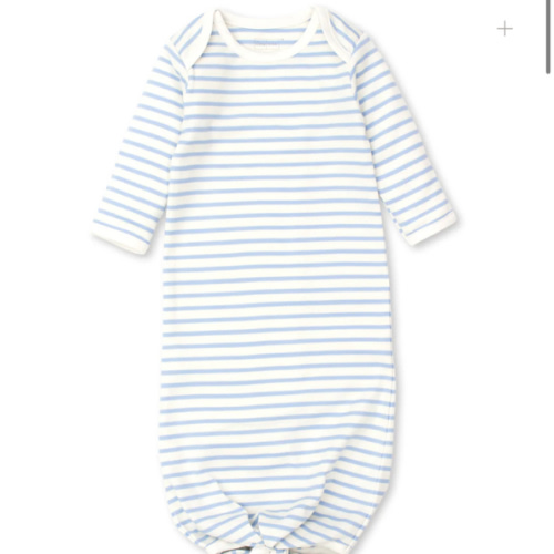 Kissy Love Basics Blue Stripes Knotted Sleep Sack