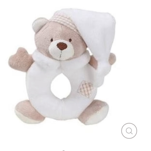 Round rattle - beige
