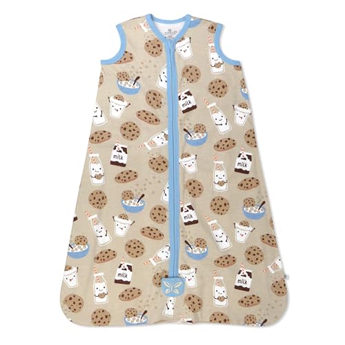 HonestBaby Zip Front Wearable Blanket 100% Organic Cotton for Infant Baby Boys, Girls