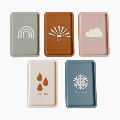 Pretty Please Teethers Teething Flashcards - Weather