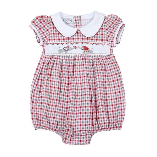 Elephant Football Classics Smocked Girl Bubble – Liam & Lilly