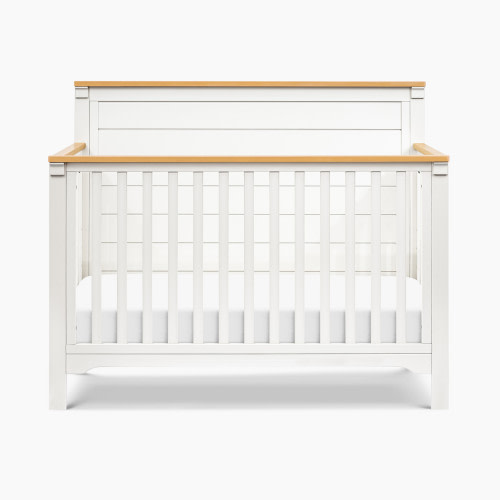 daVinci Shea 4-in-1 Convertible Crib - Warm White/Honey