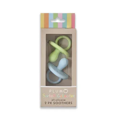 Plum Soothers 2Pk Kiwi / Blueberry 0 - 6 Months | Baby Bunting AU