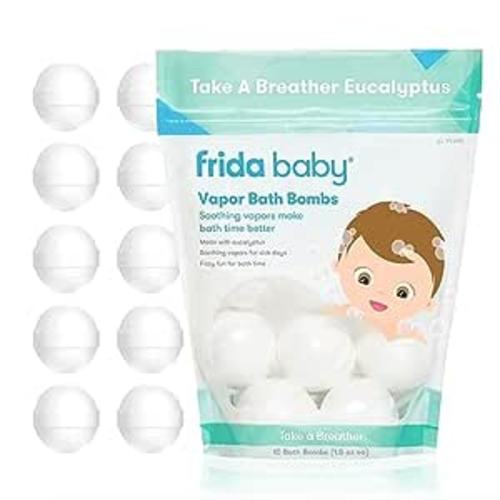 Amazon.com: Frida Baby Natural Vapor Bath Bombs, 10 Count : Beauty & Personal Care