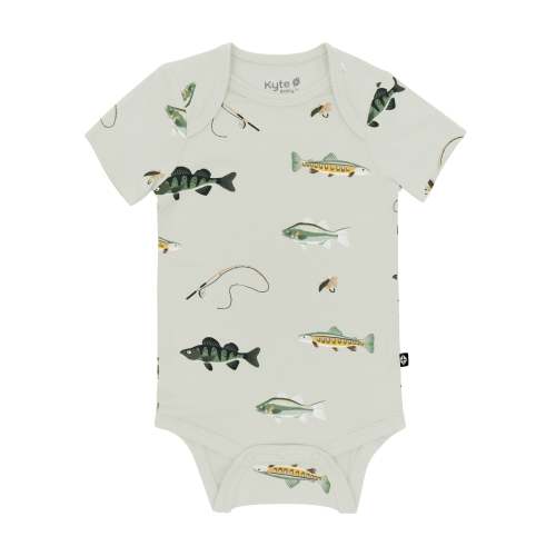 Kyte Baby Bodysuit in Fishing