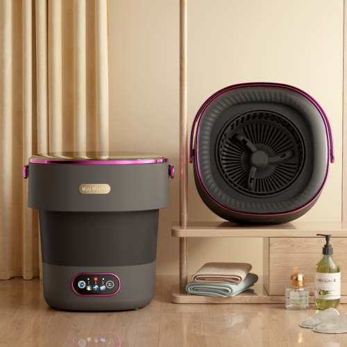 Portable Washing Machine, Mini 13L Foldable Washer and Dryer with 3 Modes Deep Cleaning, Upgraded Small Collapsible Laundry for Apartment&Home&Camping&Travel