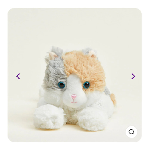 Warmies Calico Cat Stuffed Animals | Weighted Calico Cat Plush