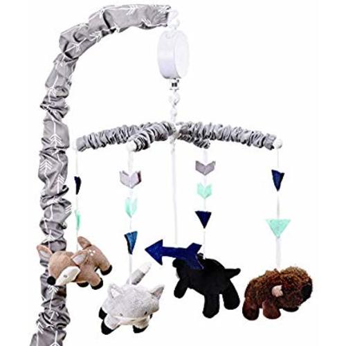 Woodland Trail Forest Animal Theme Digital Musical Crib Mobile