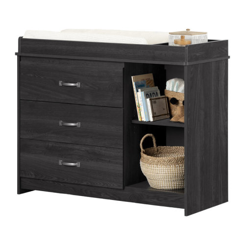South Shore Tassio Wide Changing Table with Drawers | Wayfair