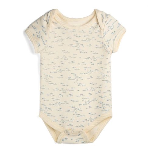 Mightly Baby Fair Trade 100% Organic Cotton Short Sleeve Bodysuit