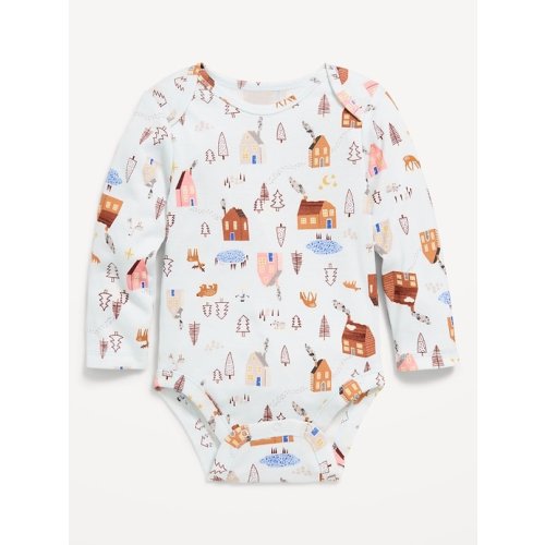 Long-Sleeve Printed Bodysuit for Baby