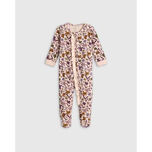 100% Organic Cotton Ruffle Footie