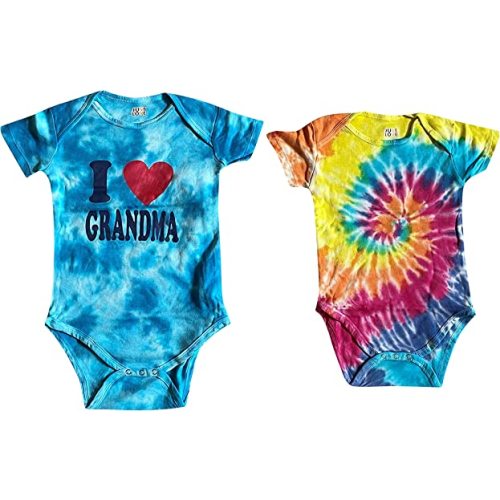 Just Love Bodysuit for Boys – Tie Dye (Pack of 2)