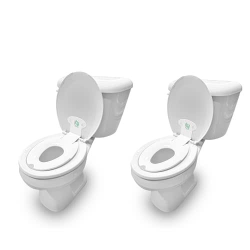Ingenuity: ity by Ingenuity Flip & Sit Potty Seat 2pk (White) Easy to Set Up & Remove Potty Training Seat That Attaches to Adult Toilet Seat