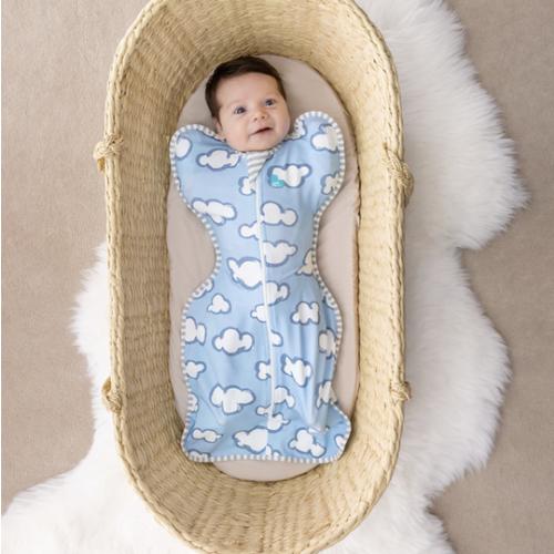 Swaddle Up™ 1.0 TOG Cotton Dusty Blue Daydream
