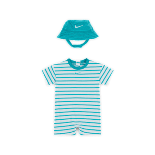 Nike Baby Short Sleeve Romper with Bucket Hat