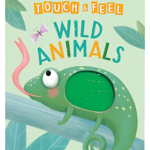 Wild Animals: A Touch and Feel Book - Children's Board Book - Educational