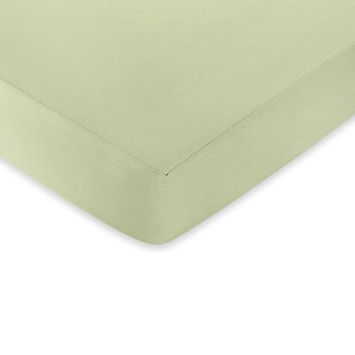 Sweet Jojo Designs Riley's Roses Fitted Crib Sheet in Sage Green