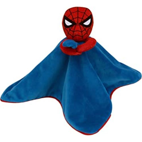 Marvel Spiderman Blue and Red Super Soft Security Baby Blanket
