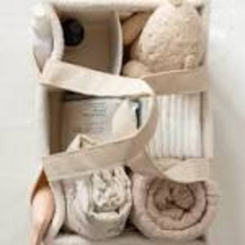 linen nappy caddy colour (snow)  - Google Search