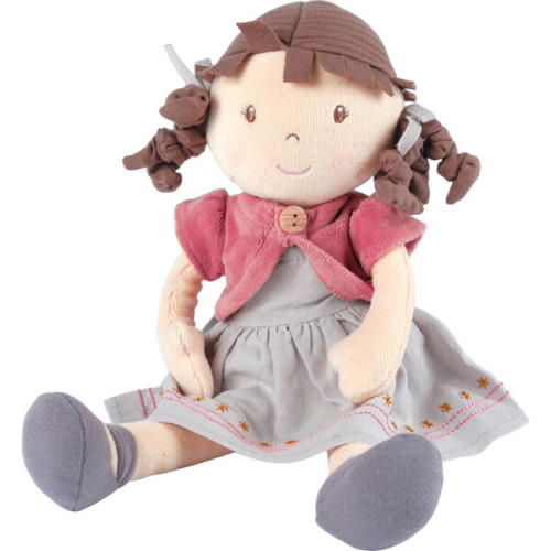 Rose Organic Doll with Brown Hair