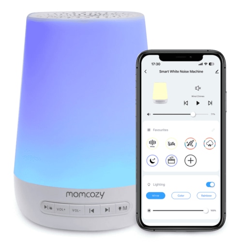 Momcozy Baby Noise Machine with Restful Night Light and App Remote Control
