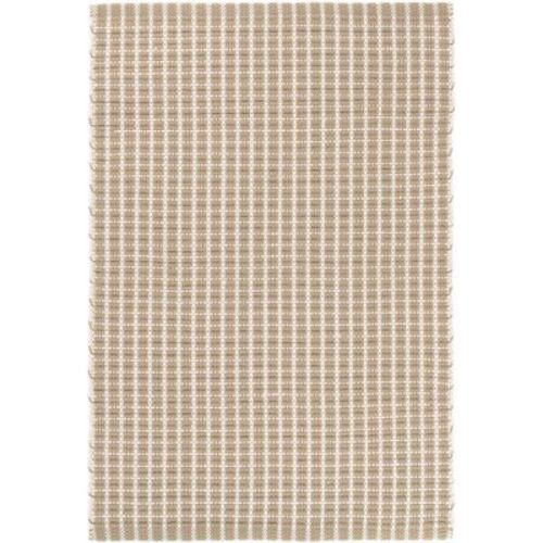 Annie Selke - Dash & Albert Gridiron Wheat Handwoven Indoor/outdoor Rug, 2x3, Wheat