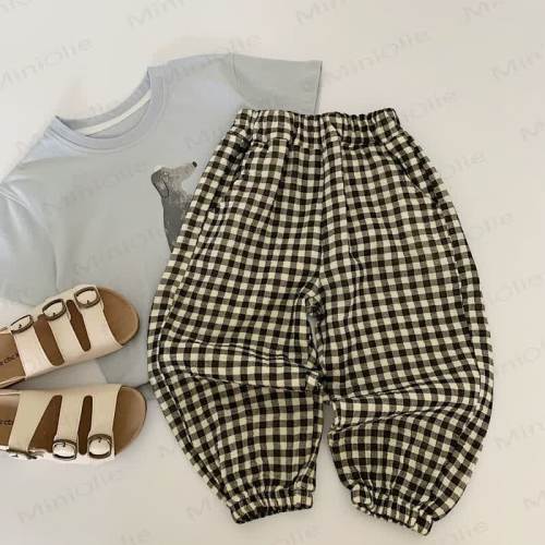 MINI Toddler Plaid Striped Pants
