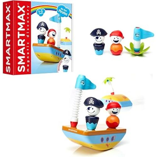 SmartMax My First Pirates Magnetic Building Play Set for Ages 1-5