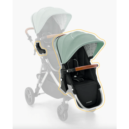 2nd Seat Kit 2.0 - Sage Canopy, Watercolor Drops, Penny Leather