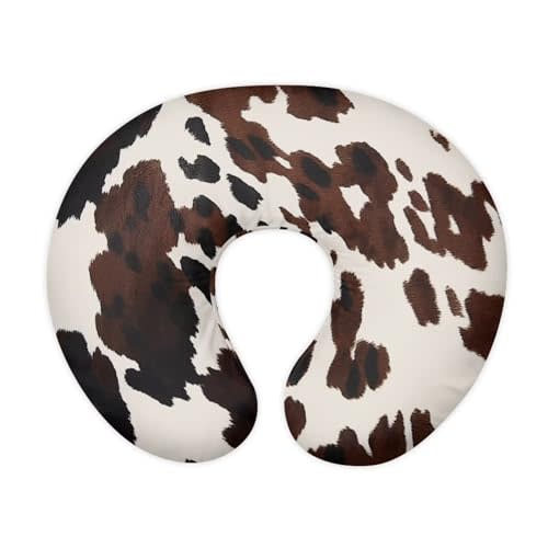 Goronwyfloyd Brown Cow Print Breastfeeding Pillow Slipcover for Baby Nursing Pillow Cover Cuddle Pillow Slipcover Detachable Nursing Pillow Protective Baby Feeding Baby Essentials