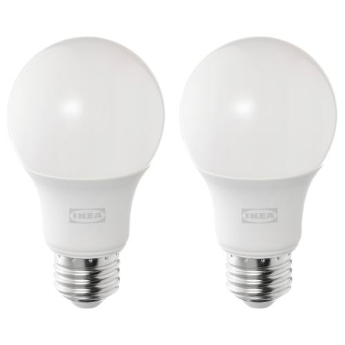 SOLHETTA LED bulb E26 800 lumen - dimmable/globe opal white