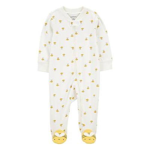 Baby Carter's Bee 2-Way Zip Sleep & Play Pajamas