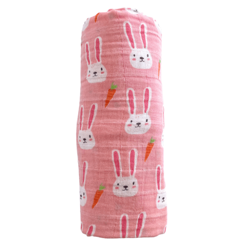 Muslin Swaddle, Sister Bunny