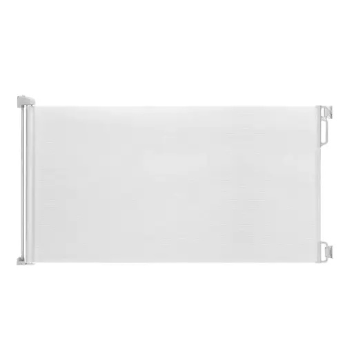 EasyBaby Extra Wide Retractable Baby Gate, 33" Tall, Extends up to 71" Wide, White/Child Safety Baby Gates, Pet Retractable Gates for Stairs, Doorways, Hallways, Indoor and Outdoor
