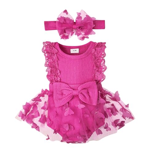 FOCICI Baby Girl Summer Clothes Cute Newborn Girl Outfits Sleeveless Lace One Piece Romper +Headband 2pcs set 0-12 Months