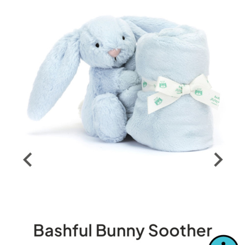 Blue Bashful Bunny Soother