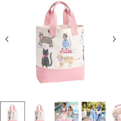 Salty Cats Icon Kids Tote